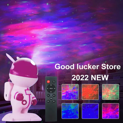 2022 Astronaut Star Projector Starry Sky Projector Galaxy Lamp Night Light for Decoration Bedroom Home Decorative Children Gifts